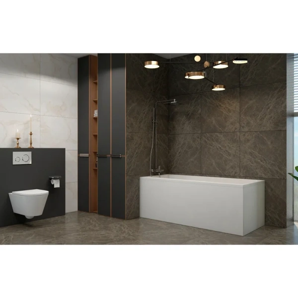 Ванна акриловая Lavinia Boho Rock 170x75 см белая, прямоугольные - фото 5