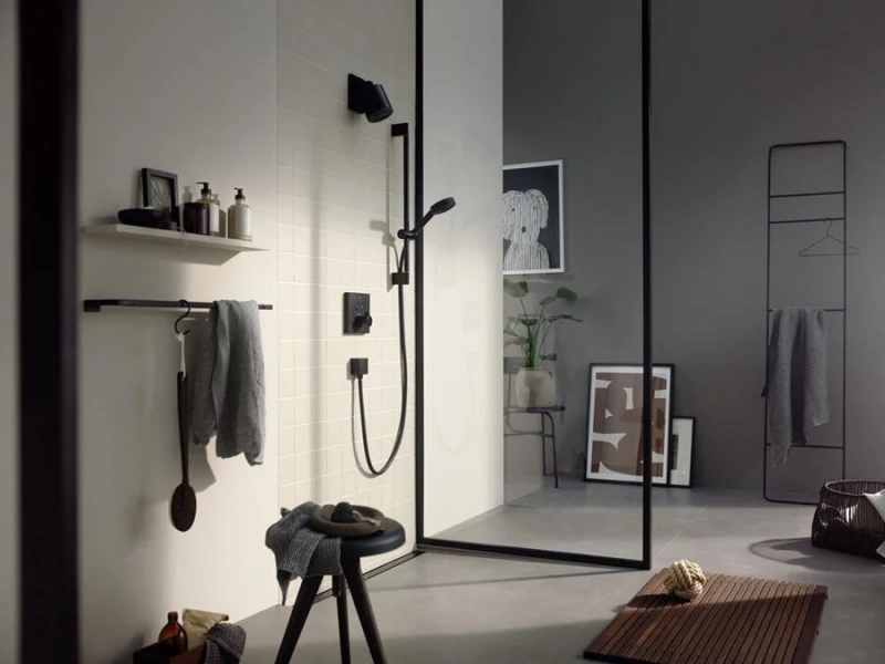 Душевой гарнитур Hansgrohe Pulsify черный матовый, черные - фото 3
