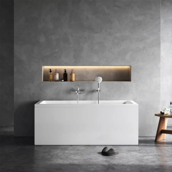 Ванна акриловая Am.Pm Gem 150x70 белая, 150x70 см - фото 4