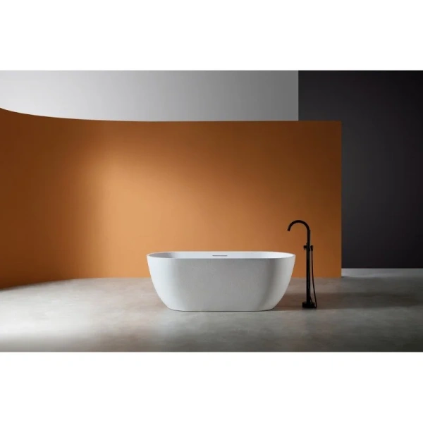 Ванна из искусственного камня Abber Frankfurt AM9941 170x75 см овальная, без гидромассажа, большие - фото 6