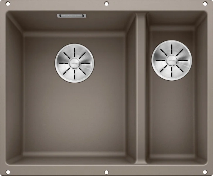 Мойка для кухни Blanco Subline 340/160-U 55 см серый беж - фото 1
