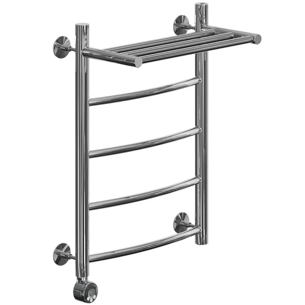 Полотенцесушитель электрический Ника Arc ЛД ВП 60/50 см с полочкой - фото 1