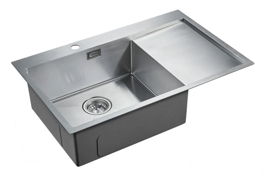 Мойка для кухни Paulmark Elde 78 см нержавеющая сталь, левая, из нержавеющей стали, стальные, металлические - фото 3