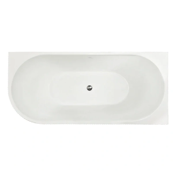 Ванна акриловая Royal Bath Nero RB710301L-GR/RB710301R-GR, 170 x 78 см, левая/правая, цвет белый - фото 3