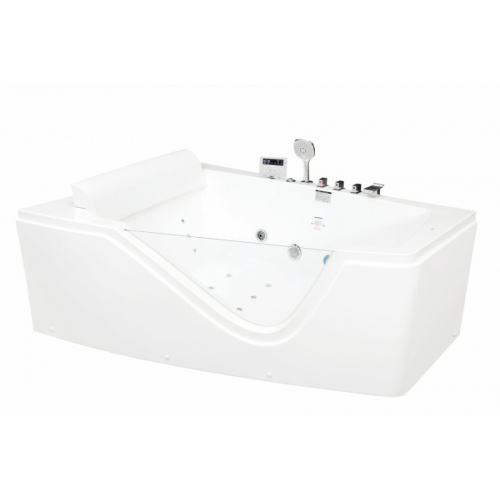 Акриловая ванна левосторонняя пристенная Gemy G9056 K L, акриловые, стеклянные - фото 2