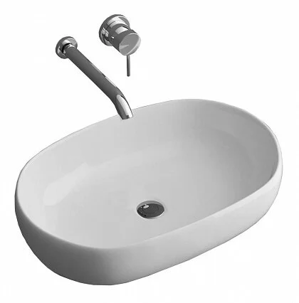 Раковина Grossman 60 см белая - фото 1