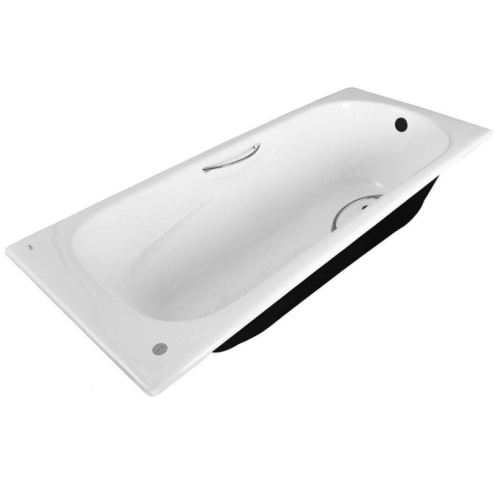 Ванна чугунная Byon 15 160x75 см с ручками, в классическом стиле - фото 3