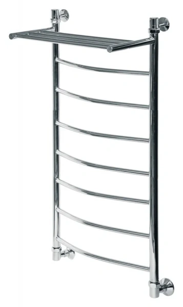 Полотенцесушитель водяной Ника Arc 120x40 см хром - фото 1