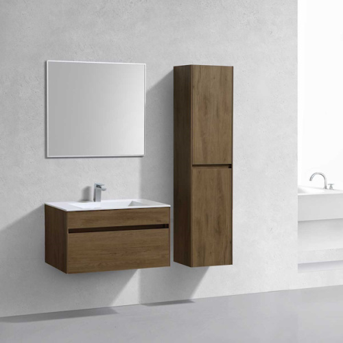 Тумба под раковину подвесная Vincea Chiara 79,2 см T.Oak, современная, hi-tech - фото 3