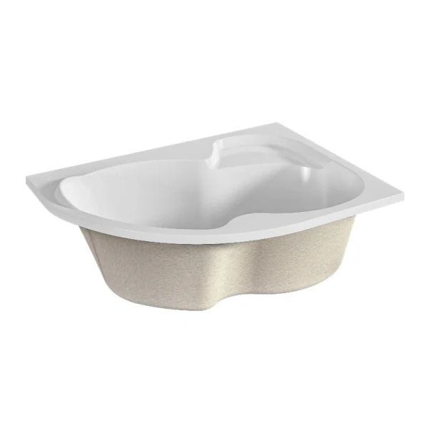 Ванна акриловая 1MarKa Aura 01ау1610лкп/01ау1610пкп, 160 x 105 см, левая/правая, цвет белый index_1 - фото 10