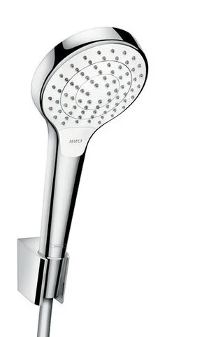 Душевой комплект Hansgrohe Croma Select S белый/хром - фото 1