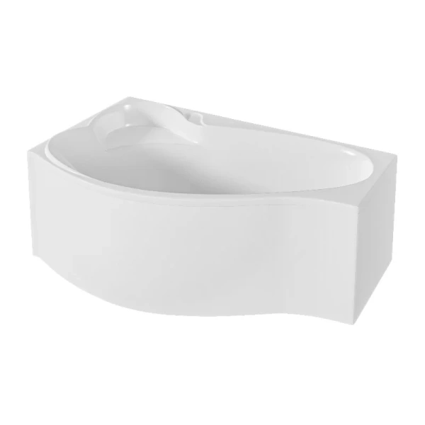 Ванна акриловая 1MarKa Gracia 01гр1590лкп/01гр1590пкп, 150 x 90 см, левая/правая, цвет белый - фото 1