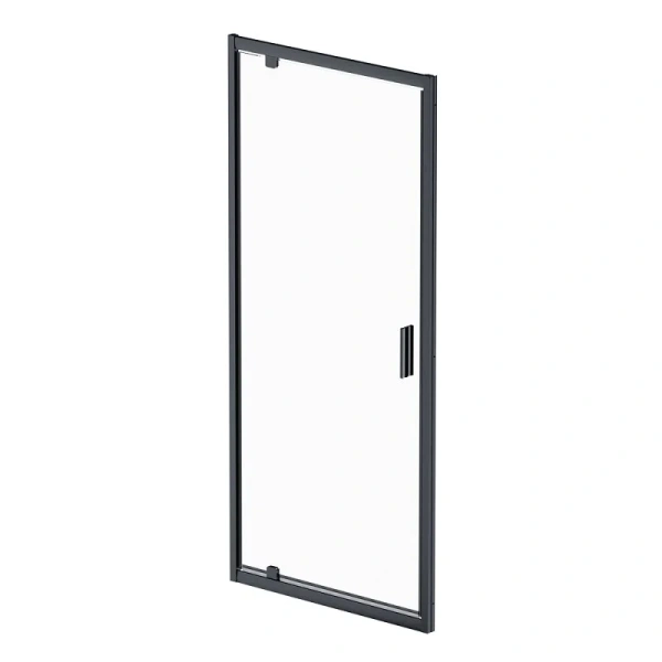 Душевая дверь в нишу Am.Pm Gem 90 см профиль черный - фото 1