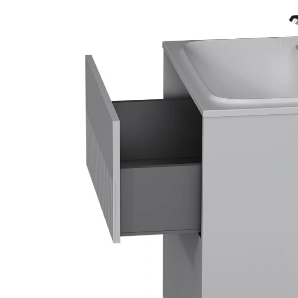 Тумба с раковиной подвесная Am.Pm Func M8FFUX1002WM 100 см с ящиками - фото 3