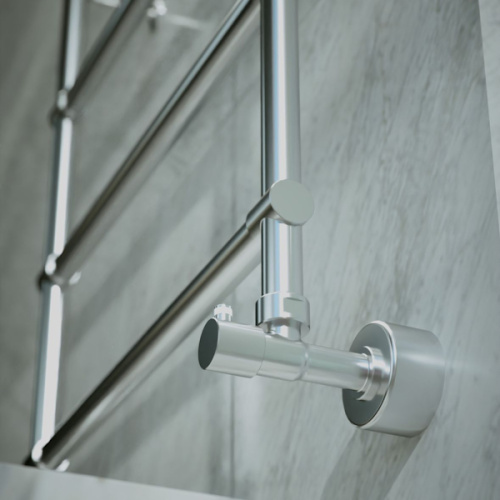 Полотенцесушитель водяной Margaroli Sole 442, 4 секции хром, настенные - фото 7