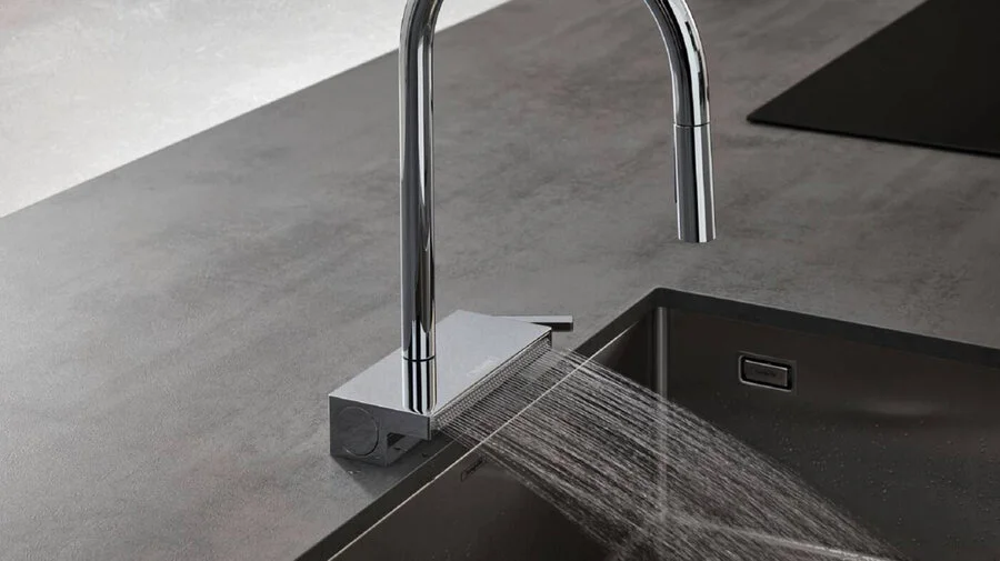 Смеситель для кухни Hansgrohe Aquno Select M81 с вытяжным изливом, нет в наличии - фото 10