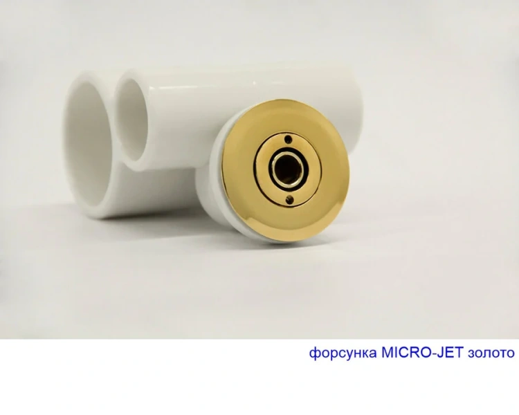 Ванна гидромассажная Whitecross Layla Smart, 180 х 80 см, увеличенная толщина акрила, усиленная армировка, белый/золото, 0102.180080.100.SMART.GL, прямоугольные - фото 5