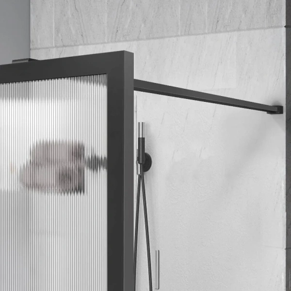 Душевая перегородка Vincea Walk-In HP Art 80 см профиль вороненая сталь - фото 4