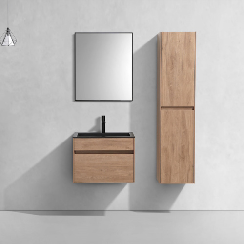 Тумба под раковину подвесная Vincea Chiara 59,2 см N.Oak, моноблок - фото 5