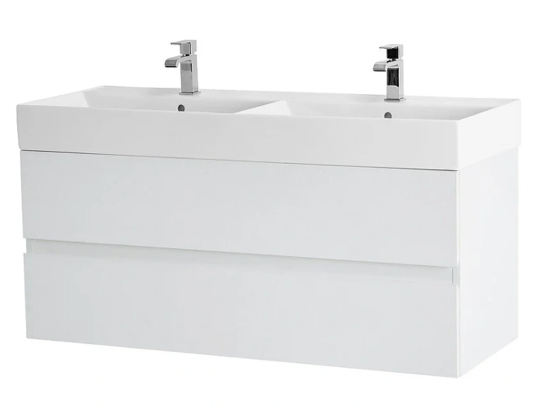 Тумба с раковиной подвесная Cezares MOLVENO 46-120-2C-SO-2 120 см с двумя ящиками