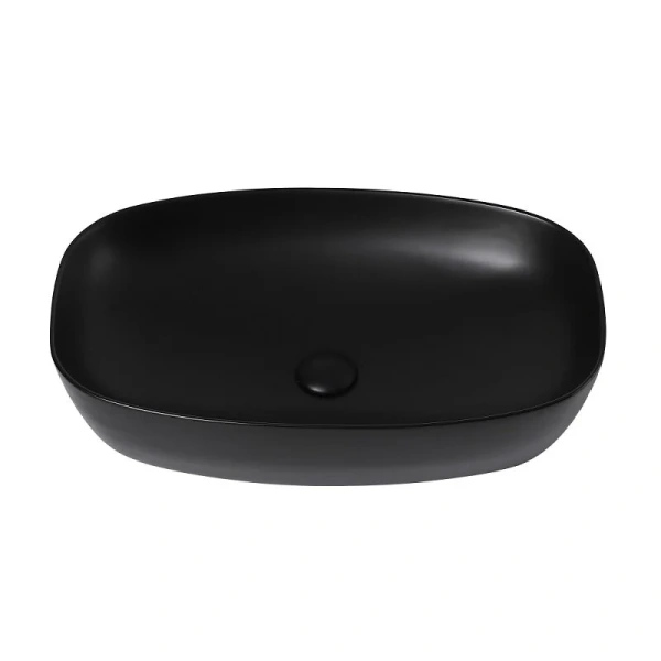 Раковина Abber Rechteck 60,5 см черная матовая, в форме чаши, прямоугольной формы - фото 5