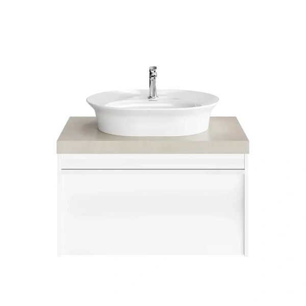 Тумба под раковину подвесная Kerama Marazzi Modula 80 см белая, белая - фото 7