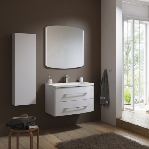 Шкаф-пенал подвесной Aqwella Анкона 35 см белый - фото 2