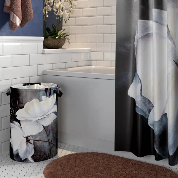 Корзина для белья WasserKRAFT Ammer WB-70 напольная - фото 4