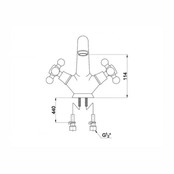 Смеситель для раковины Timo Aviator хром 0071F chrome - фото 2