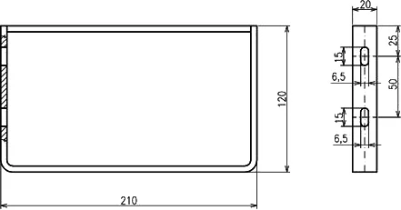 Полотенцедержатель для раковины Ravak Classic index_1 - фото 4