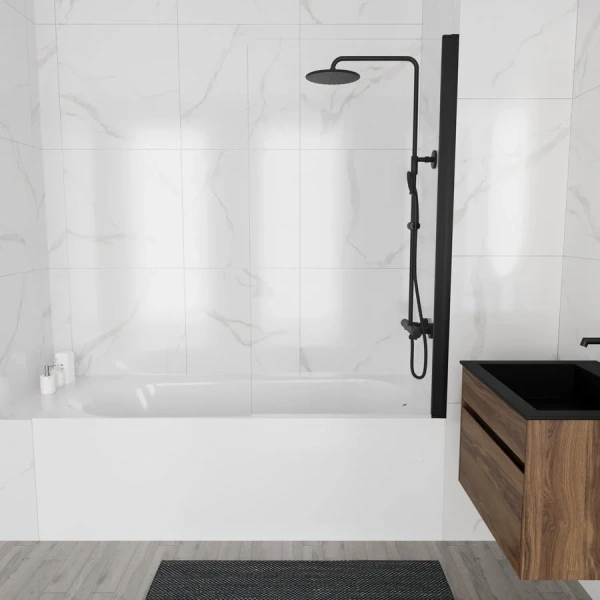 Ванна акриловая Vincea VBT-2B170-LG, 170 x 70 см, с ножками, белая, белые - фото 8