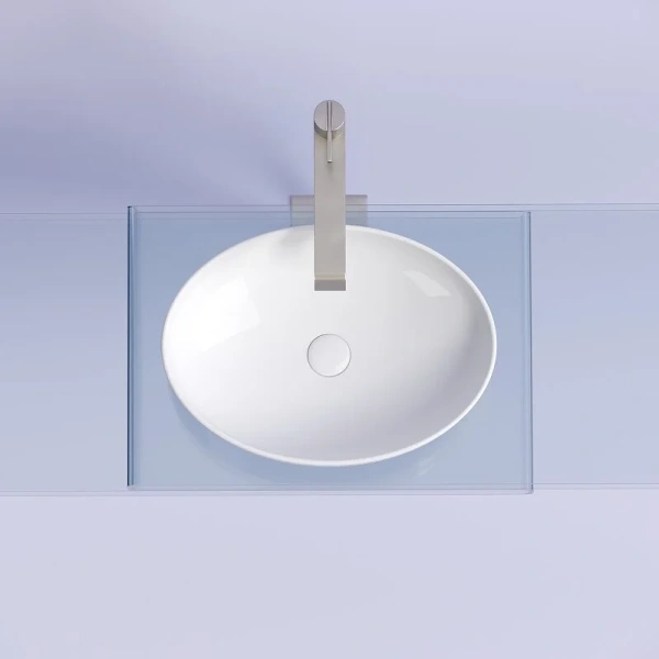 Раковина Ceramica Nova Element 50 см белая глянцевая, в форме чаши, круглой формы - фото 5