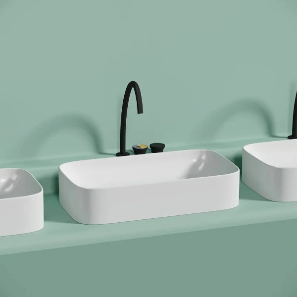 Раковина Ceramica Nova Element 70 см белая матовая - фото 4