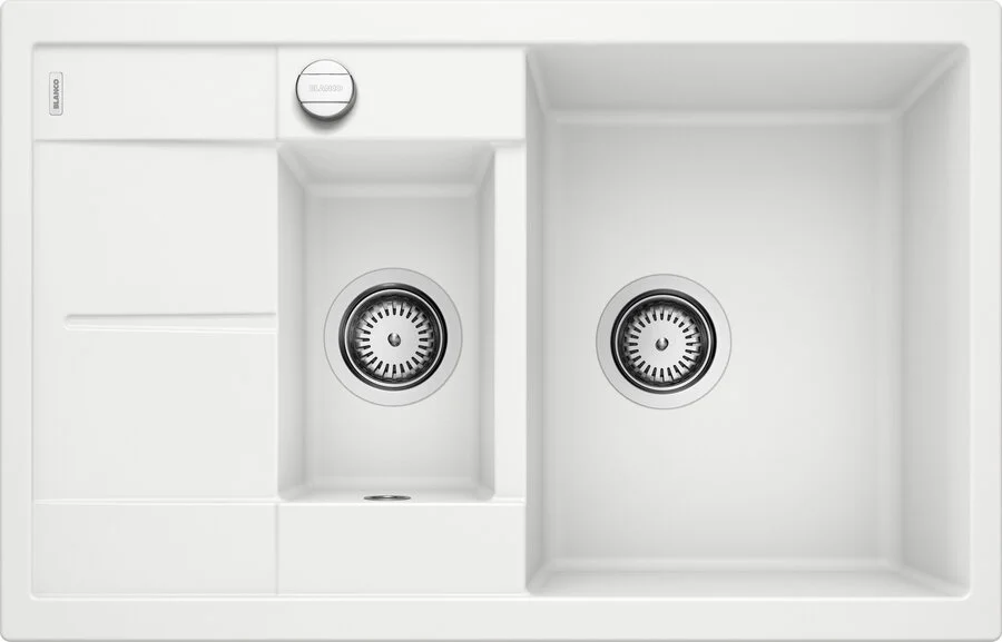 Мойка для кухни Blanco Metra 6 S Compact 78 см белая - фото 3