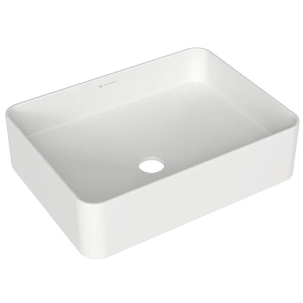 Раковина Aqueduto ESPIRAL 50 см белая глянцевая - фото 1