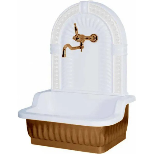 Раковина напольная Migliore Olivia бронза - фото 1