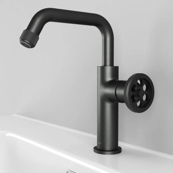 Смеситель для раковины IDDIS Grange графит, современные, hi-tech - фото 3