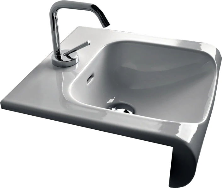 Раковина Kerasan Inka Project 40 см белая - фото 1