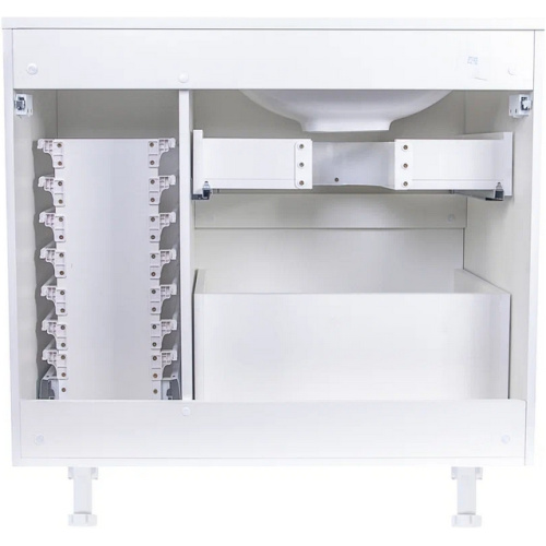 Тумба с раковиной Style Line Барселона СС-00002 90 см с выкатной корзиной, моноблок - фото 5