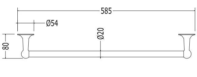 Полотенцедержатель для ванной Devon&Devon New York NY108, настенные - фото 5