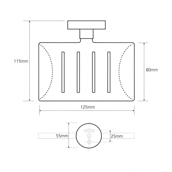 Мыльница Bemeta Omega хром - фото 2