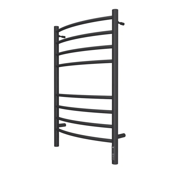 Полотенцесушитель электрический Terminus Классик П8 50х80 см матовый черный, черный - фото 3