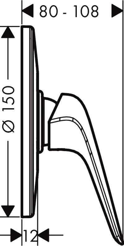 Смеситель для душа Hansgrohe Novus 71067000 скрытый монтаж - фото 4