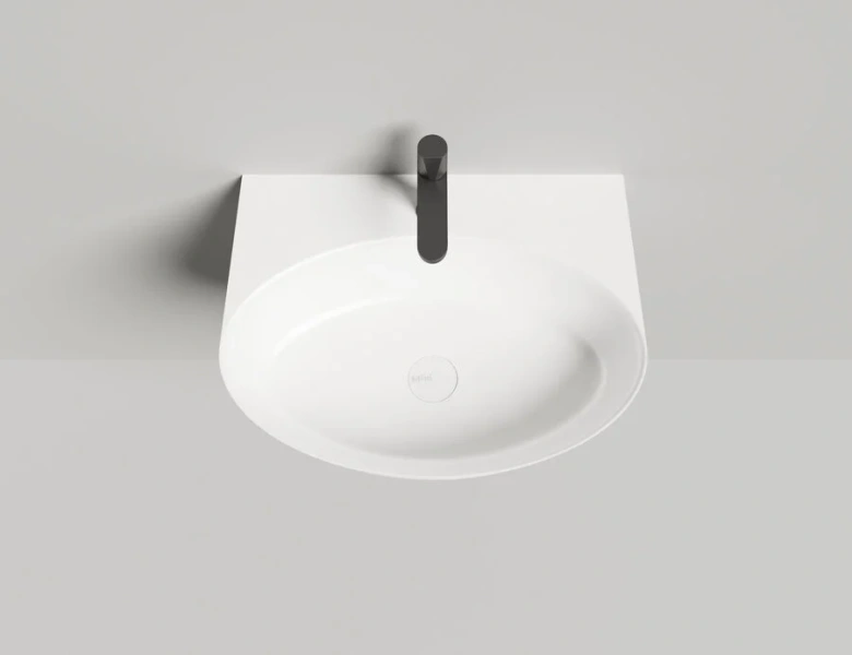 Раковина Salini Alda Wall 02 60 см белый матовый - фото 3