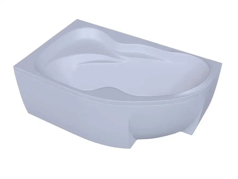 Ванна акриловая Акватек Вега 170x105 см с фронтальным экраном, правая, акриловые - фото 2