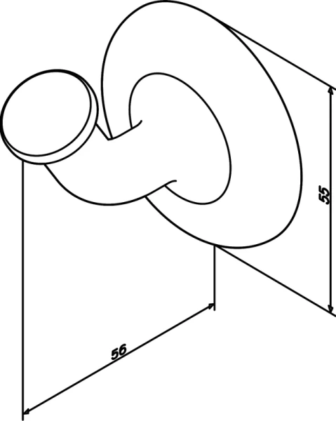 Крючок для ванной Am.Pm Like хром, по запросу - фото 7