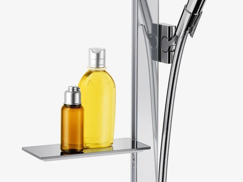 Душевой гарнитур Hansgrohe Raindance Select S хром/белый, современные, hi-tech - фото 4
