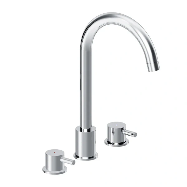 Смеситель для раковины Damixa Scandinavian Pure 360200 на 3 отверстия - фото 1