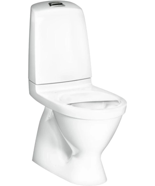 Унитаз напольный с сиденьем Gustavsberg Nautic GB111500201205 + 9M26S101 - фото 1