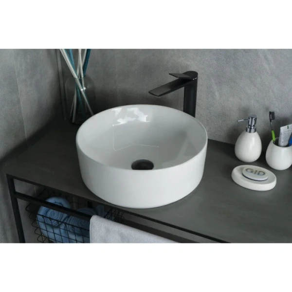 Раковина GID Esfera N9425 40 см круглая, в форме чаши, круглой формы - фото 5